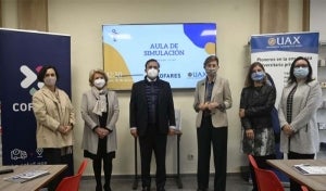 inauguracion aula de simulacion de farmacia uax